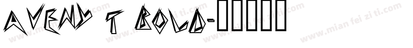Aveny T Bold字体转换